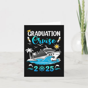 Tarjeta Cl De 2025 Graduación Cruise Senior Graduates Vaca