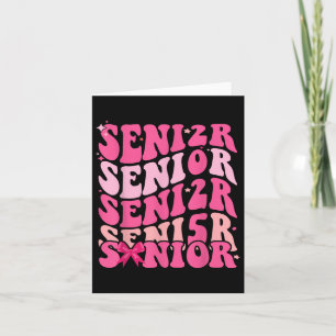 Tarjeta Cl De 2025 Graduación De Coquette Pink Bow Senior