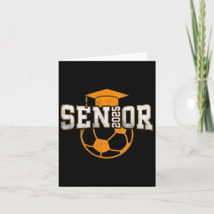 Tarjeta Cl De 2025 Graduación De Fútbol Cl De 2025 Senior