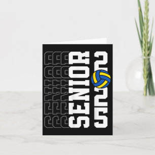 Tarjeta Cl De 2025 Graduado Jugador Senior De Voleibol