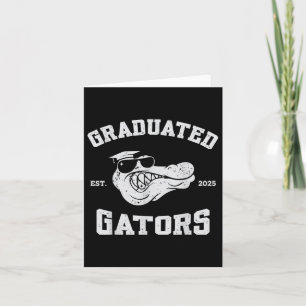 Tarjeta Cl De 2025 Hombres De Edad Graduados Gators Mascot