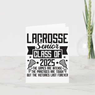 Tarjeta Cl De 2025 Lacrosse Senior Night