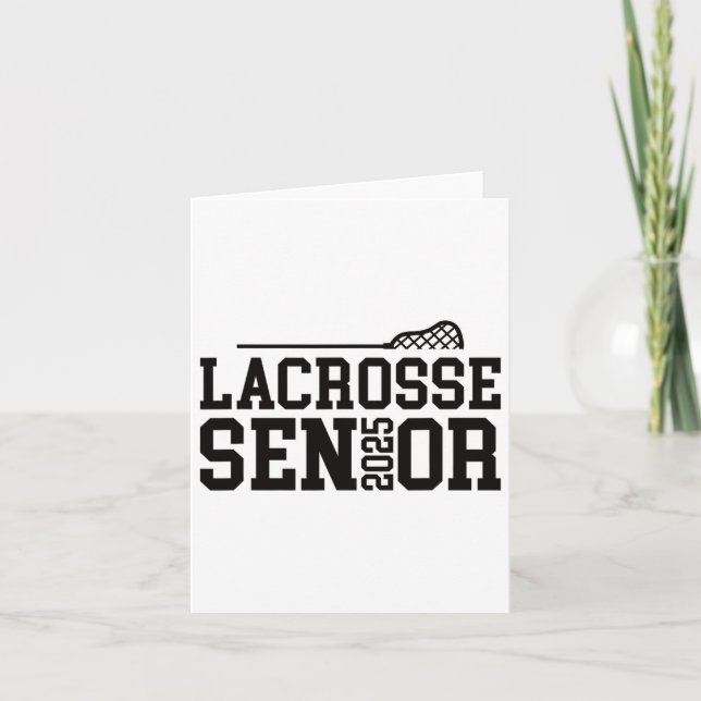 Tarjeta Cl De 2025 Lacrosse Senior Night 2 (Anverso)