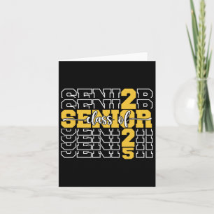 Tarjeta Cl de 2025 Senior 2025 Regreso a Clases 2025 Gradu