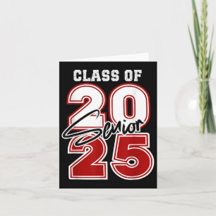 Tarjeta Cl De 2025 Senior - Graduación 2025 Red