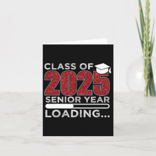 Tarjeta Cl de 2025 Último Año Cargando Divertido Senior 20
