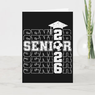 Tarjeta Cl de 2026 Senior 2026 Fútbol Seniors Graduación