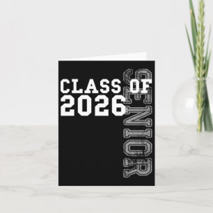 Tarjeta Cl De 2026 Senior 2026 Graduación 2025 Estudiante