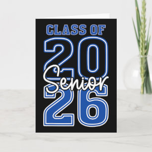 Tarjeta Cl de 2026 Senior Retro Graduación 2026 Primer Día