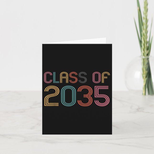 Tarjeta Cl De 2035 Graduación 2035 (Anverso)