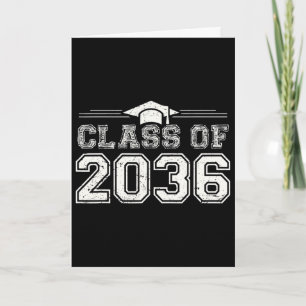 Tarjeta Cl de 2036 Crece Conmigo Graduación 2036 