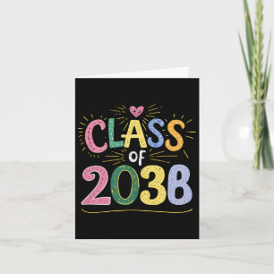Tarjeta Cl de 2038 Crece Conmigo Graduado 12º Primer Día D