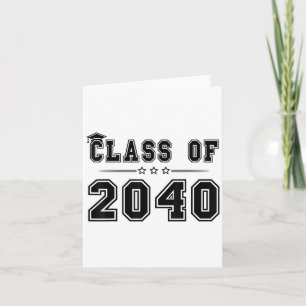 Tarjeta Cl De 2040 Crecer Con Mí Graduación Primer Día De
