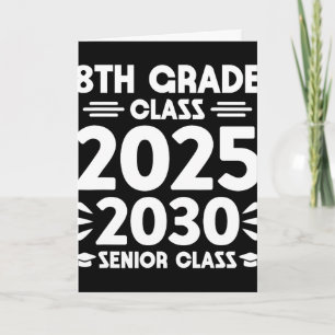 Tarjeta Cl de 8vo grado de 2025 Futuro Cl de último año de