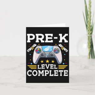 Tarjeta Cl De Gamer Completa De Nivel Prek De Graduación K