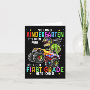 Tarjeta Cl De Graduación De Jardín De Niños De 2025 Dinosa