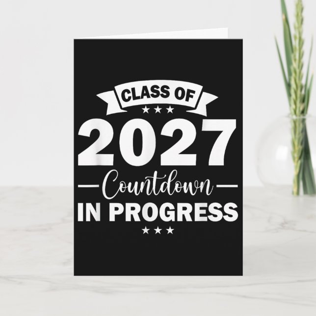 Tarjeta Cl Of 2027 Countdown In Progress Fun First Day Jun (Anverso)