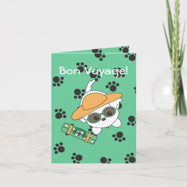 Tarjeta ¡Clacney el vacaciones! (Anverso)