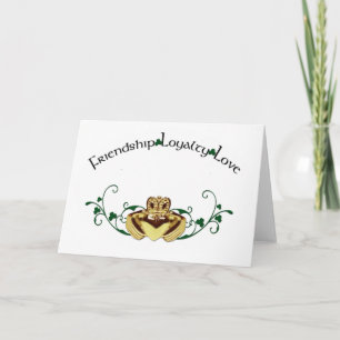 Tarjeta Claddagh/Claddaugh