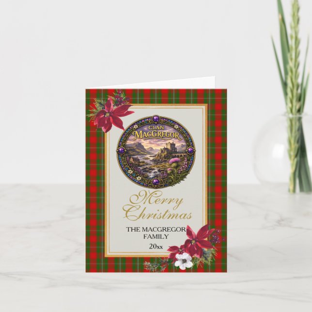 Tarjeta Clan Escocés MacGregor (Anverso)