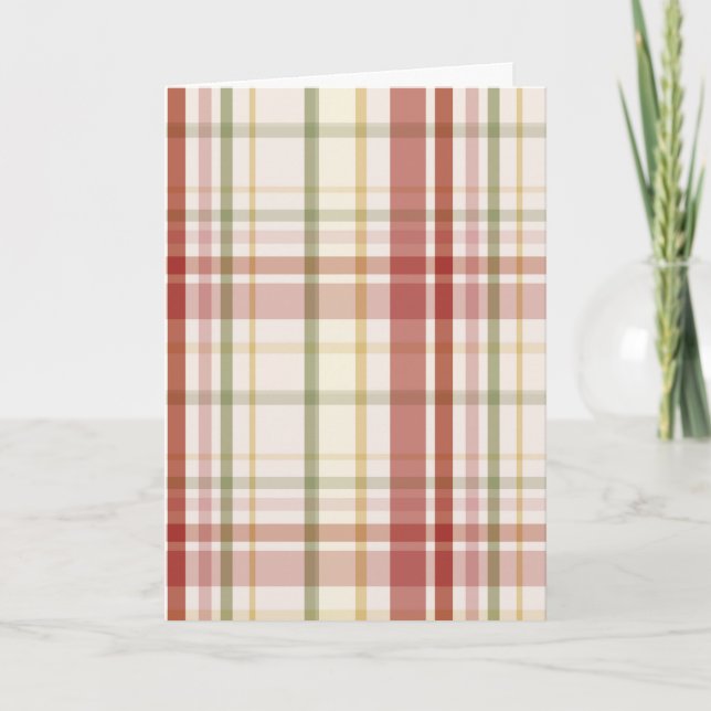 Tarjeta Clan Stewart Tartan (Anverso)