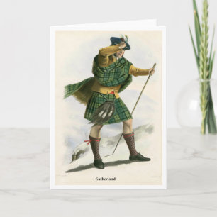 Tarjeta Clan Sutherland