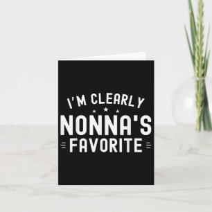 Tarjeta Claramente Soy La Abuela Favorita De Nonna Nietos
