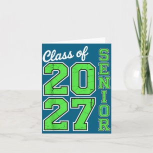 Tarjeta Clase 2027 Senior 27 Alta