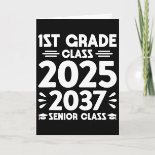 Tarjeta Clase de 1er grado de 2025 Clase de futuros mayore