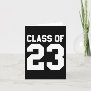 Tarjeta Clase De 2023 Graduado Superior De Vuelta A La Esc