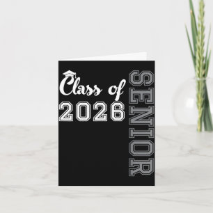 Tarjeta Clase de 2026 senior 2026 decoración de graduación