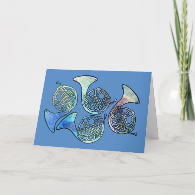 Tarjeta Clase de Banda del Cuerno Francés (Anverso)