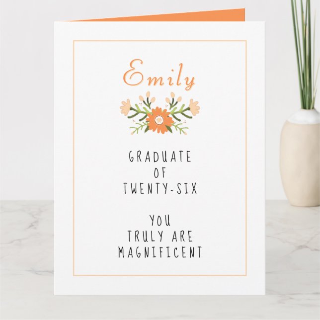 Tarjeta Clase de graduación de 2025 (Anverso)