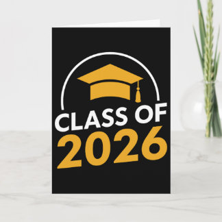 Tarjeta Clase de graduación de 2026 - Senior 2026 