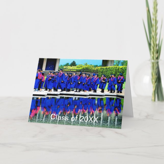 Tarjeta Clase de graduación de 20XX por Agua (Anverso)