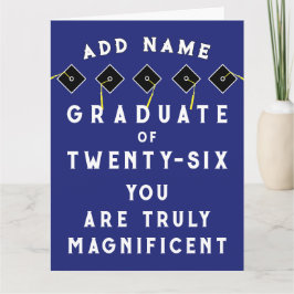 Tarjeta Clase de graduación personalizada de 2025