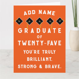 Tarjeta Clase de graduación personalizada de 2025