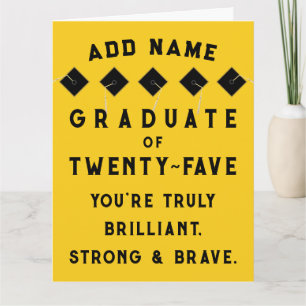 Tarjeta Clase de graduación personalizada de 2025