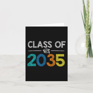Tarjeta Clase De La Enseñanza De Graduación Del Primer Día