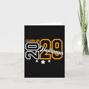 Tarjeta Clase de primer año de 2029 De vuelta a la escuela