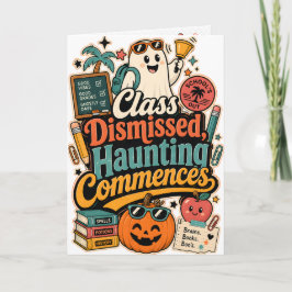 Tarjeta Clase Dismissed El Fantasma Comienza