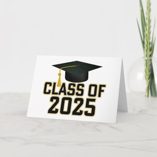 Tarjeta Clase Letterman Varsity de 2025 (Anverso)