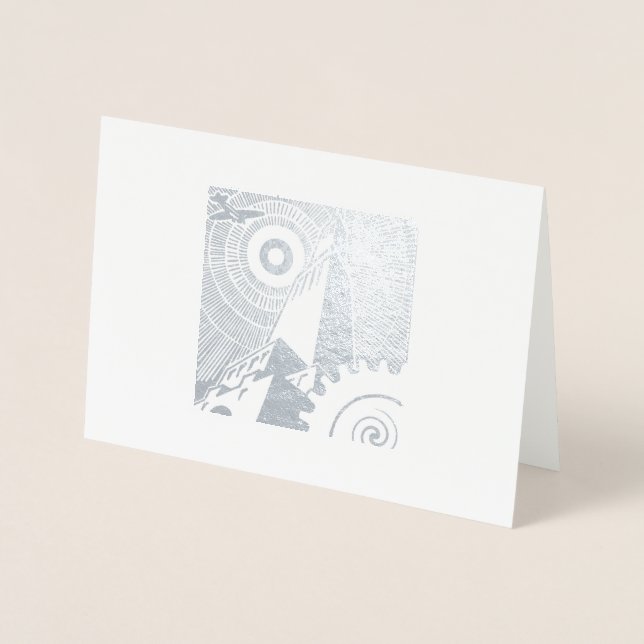 Tarjeta clásica Art Deco para cualquier ocasión (Anverso)