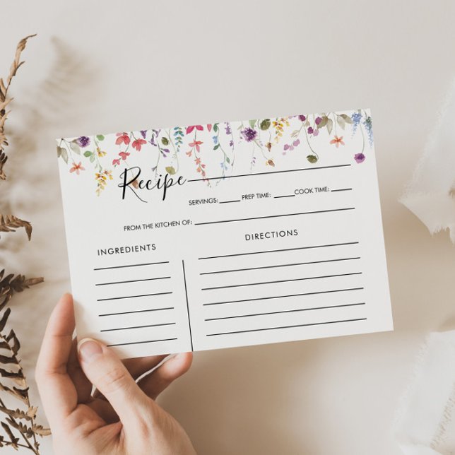 Tarjeta clásica colorida para la receta de la duch (Subido por el creador)