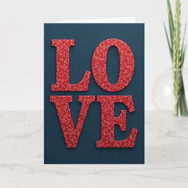 Tarjeta Clásica de Amor (Anverso)