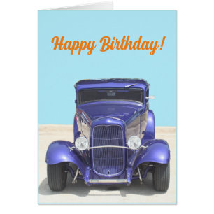 Tarjeta clásica de cumpleaños para los hombres, am