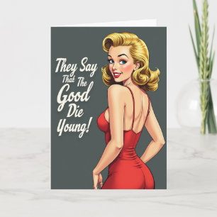 Tarjeta Clásica de Cumpleaños para Mujer