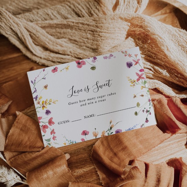 Tarjeta Clásica de Flores Silvestres Coloridas par (Subido por el creador)