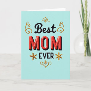 Tarjeta Clásica de Homenaje del Día de la Madre