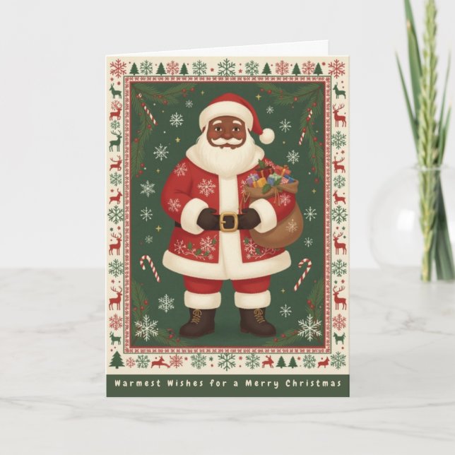 Tarjeta Clásica de Navidad (Anverso)